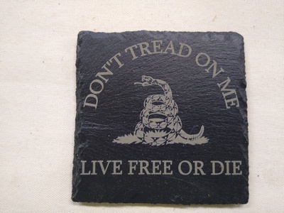 Patriotic Slate Drink Coasters, Mix or Match Designs